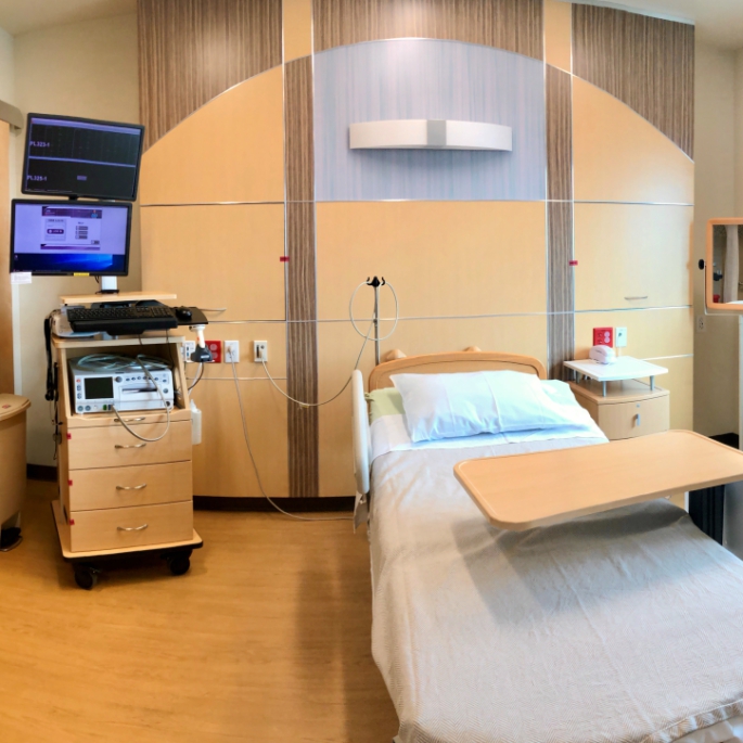 Birth room at the hopsital