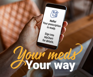Prescription status updates with text alerts