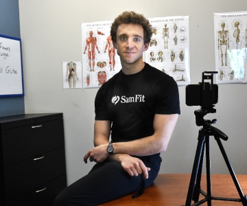Brady Vernon produces SamFit video