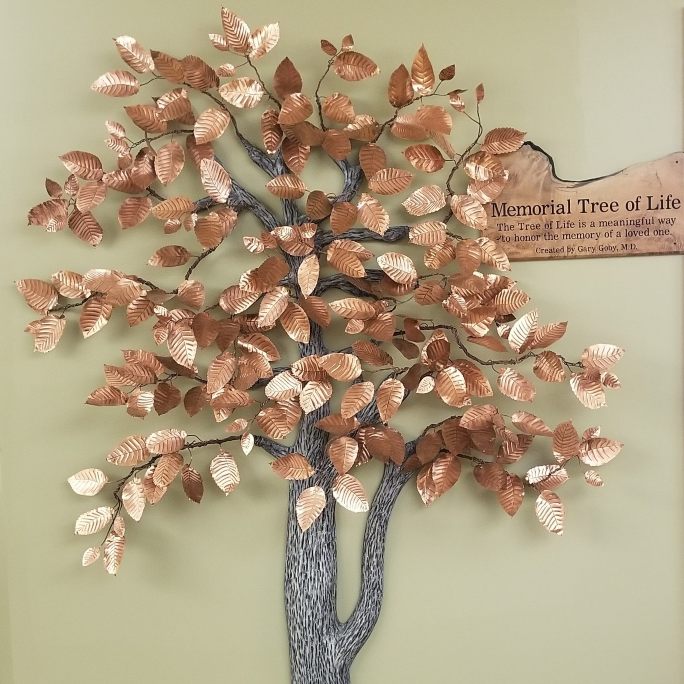 The Memorial Tree of Life, located at the Samaritan Evergreen Hospice House is sponsored by the at Samaritan Albany General Hospital Foundation.