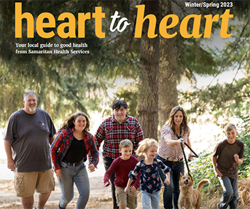 Front cover of the 2023 Winter/Spring issue of Heart to Heart magazine.